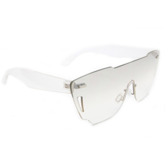 Oversized Sunglasses Women Fashion Transparent - Picture 3 of 3